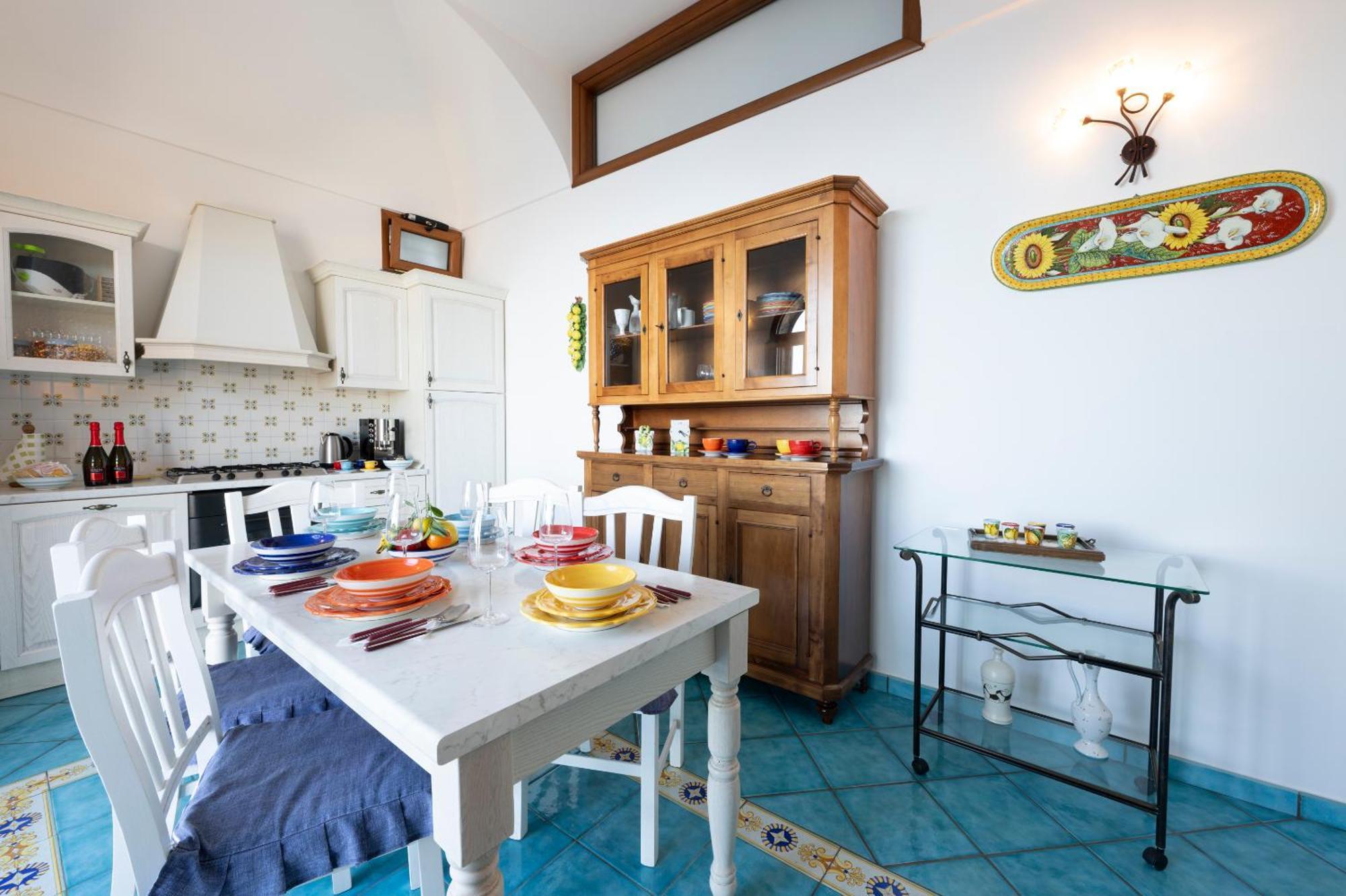 La Cascina - Villa Nenno Conca dei Marini Bagian luar foto