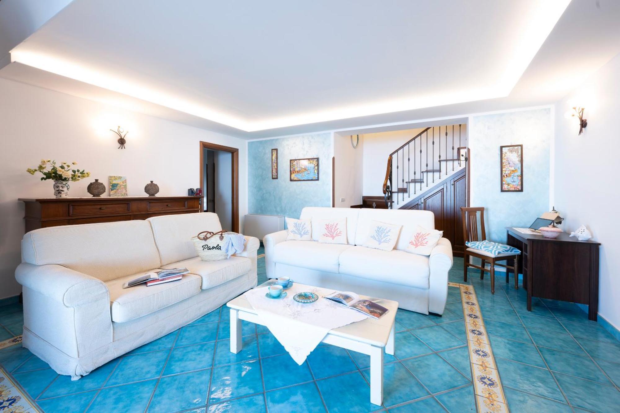 La Cascina - Villa Nenno Conca dei Marini Bagian luar foto