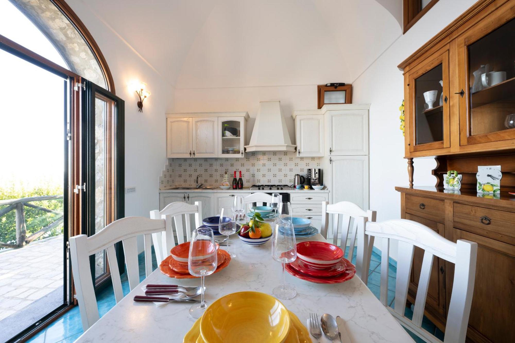 La Cascina - Villa Nenno Conca dei Marini Bagian luar foto