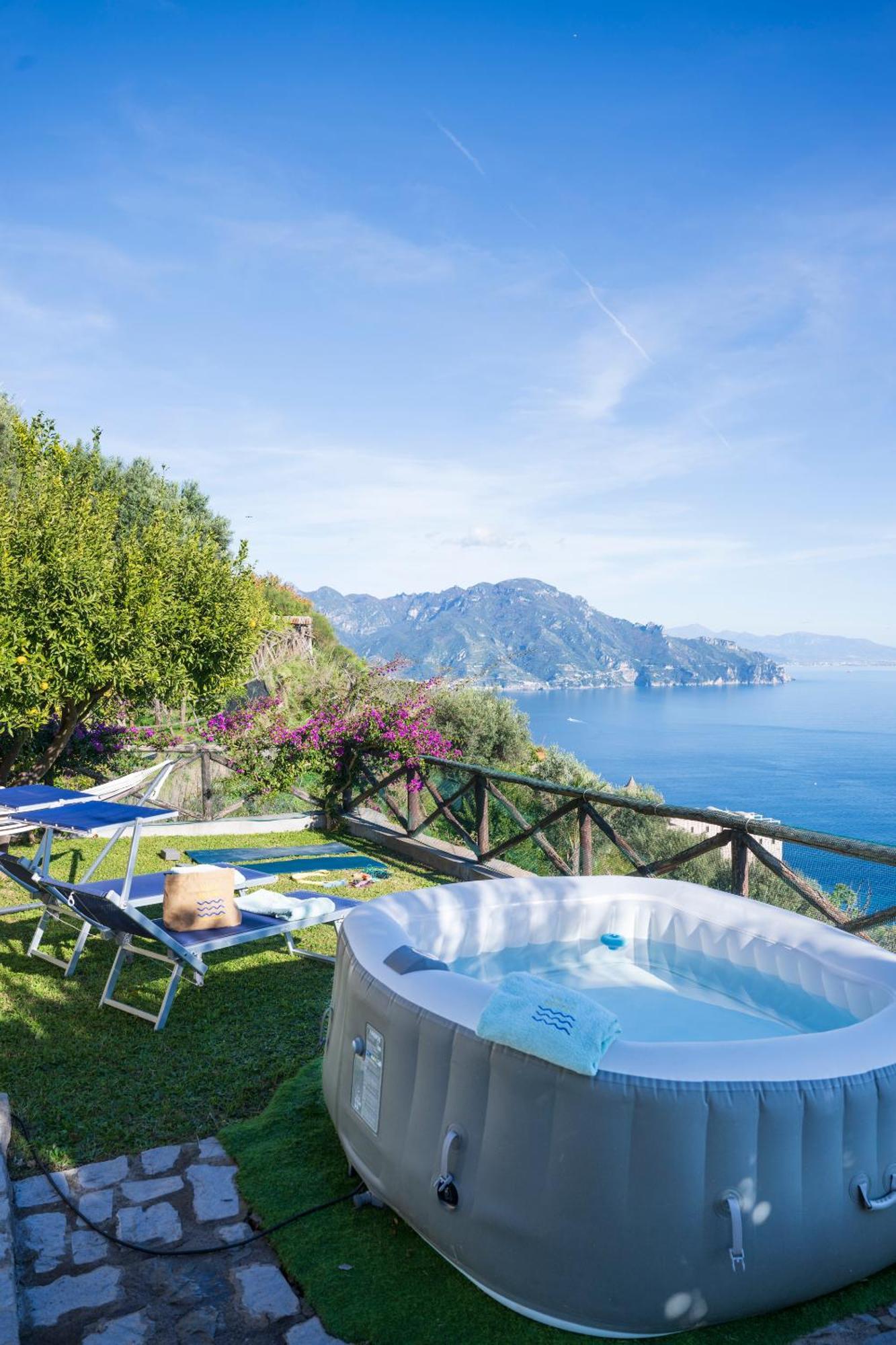 La Cascina - Villa Nenno Conca dei Marini Bagian luar foto