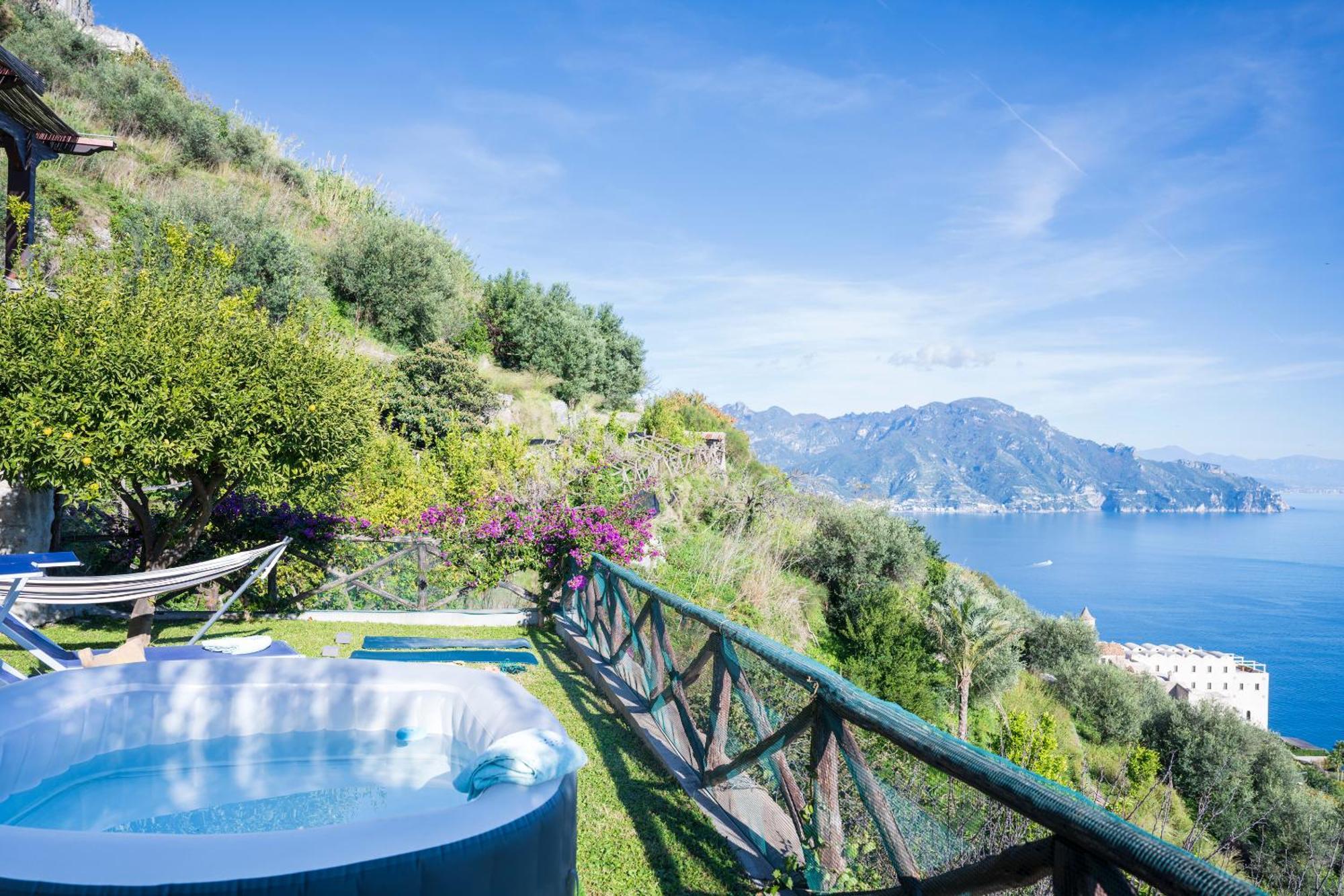 La Cascina - Villa Nenno Conca dei Marini Bagian luar foto