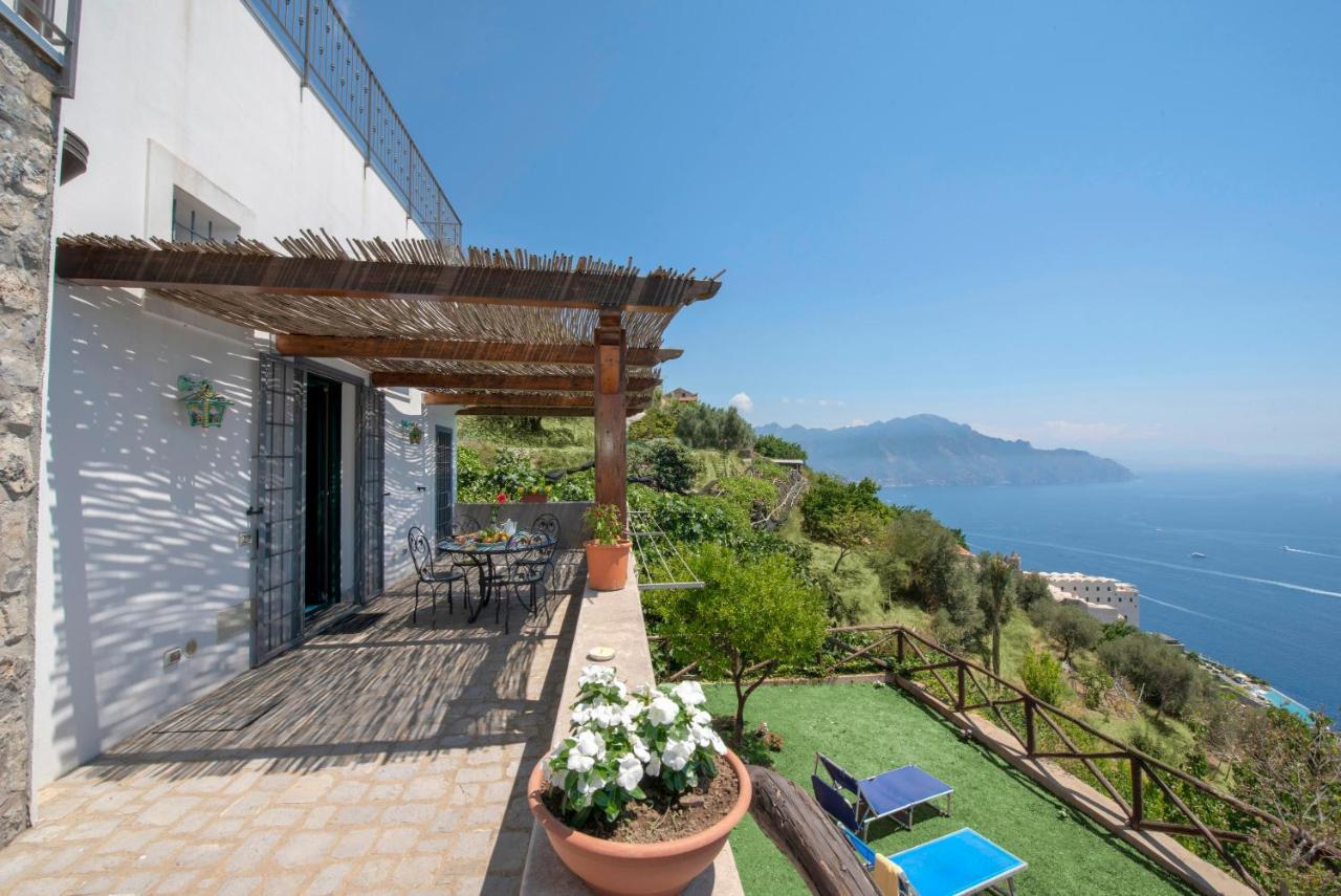 La Cascina - Villa Nenno Conca dei Marini Bagian luar foto