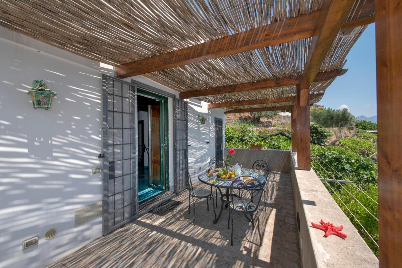 La Cascina - Villa Nenno Conca dei Marini Bagian luar foto