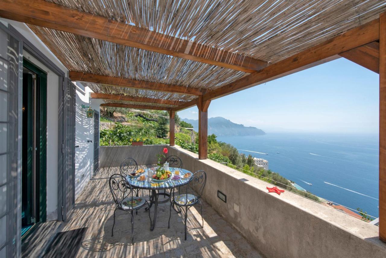 La Cascina - Villa Nenno Conca dei Marini Bagian luar foto